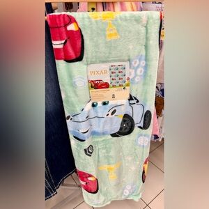 Pixar easter cars plush blanket throw